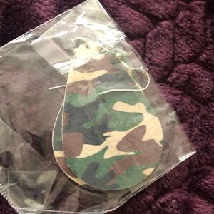 Camouflage Teardrop Earrings